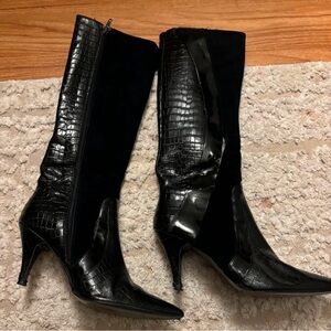 Kitten knee high boots